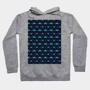 Cute Geometric Crown Pattern Hoodie